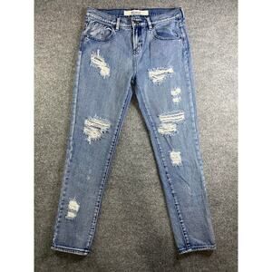 Melville womens jeans, distressed / ripped, Size 27